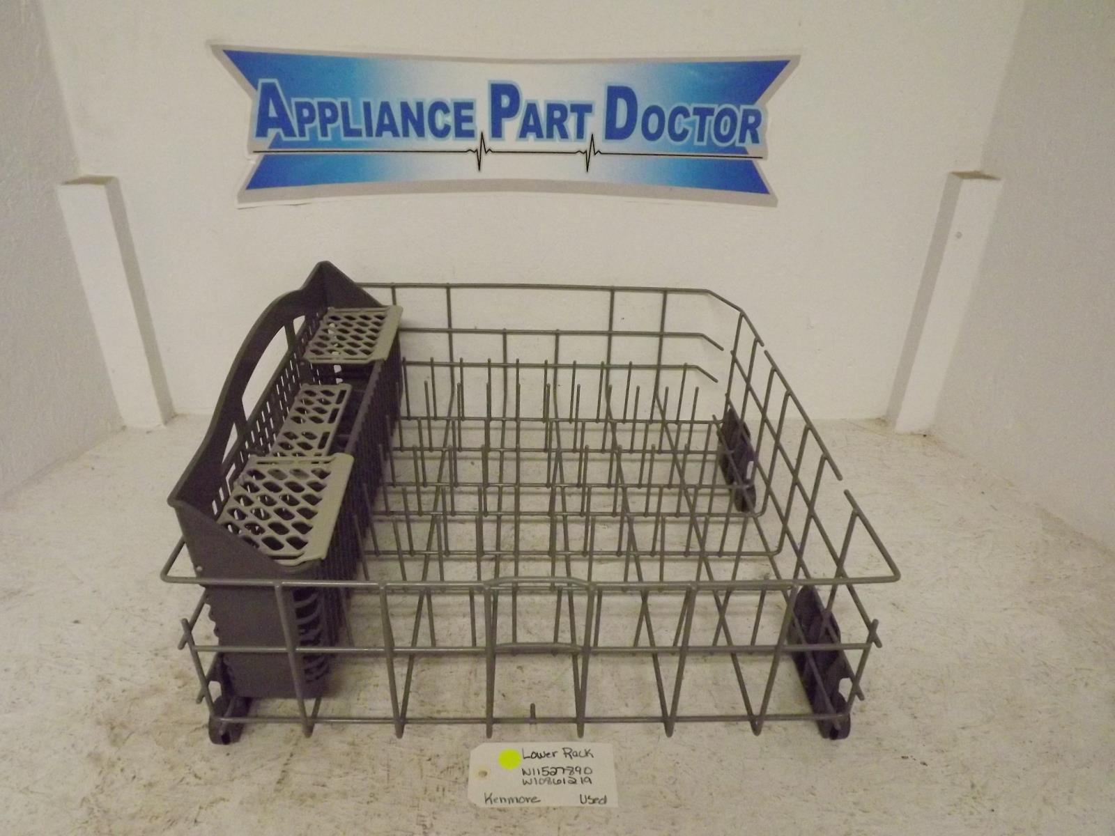 Kenmore Dishwasher W11527890 W10861219 Lower Rack Used Kenmore Dishwasher W11527890 W10861219 Lower Rack Used